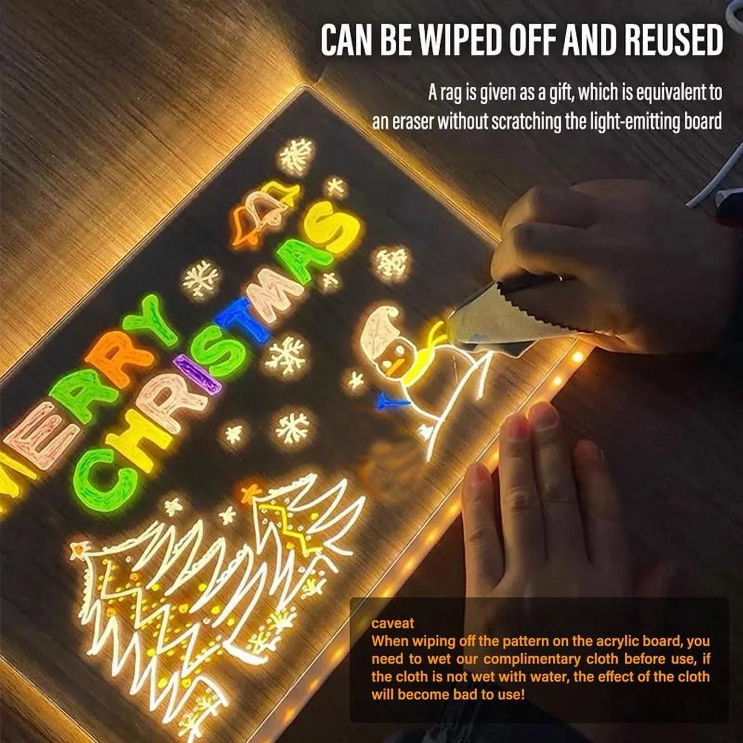 GlowSketch - LED Creative Acrylic Board & Night Light