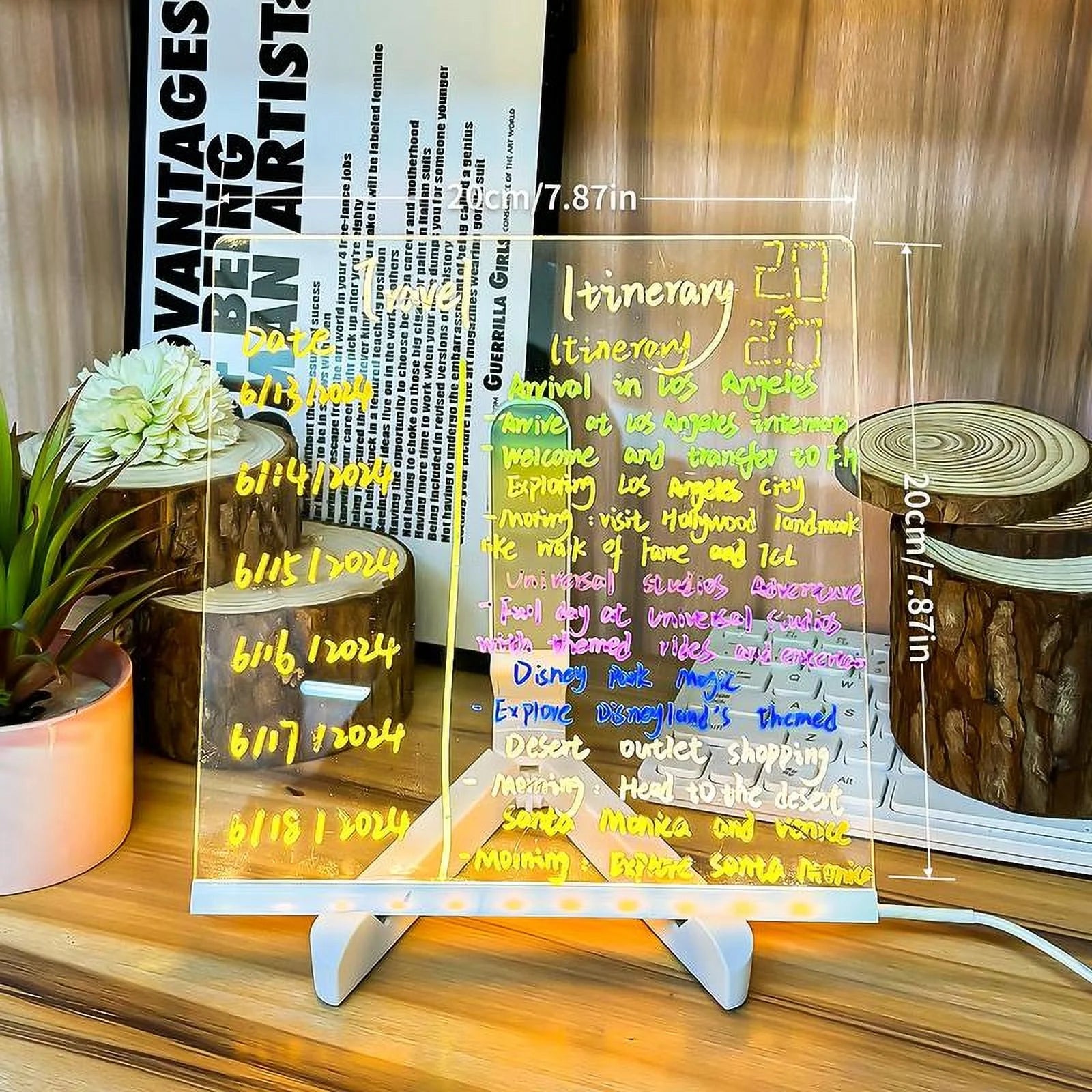 GlowSketch - LED Creative Acrylic Board & Night Light