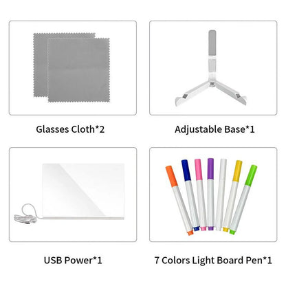GlowSketch - LED Creative Acrylic Board & Night Light