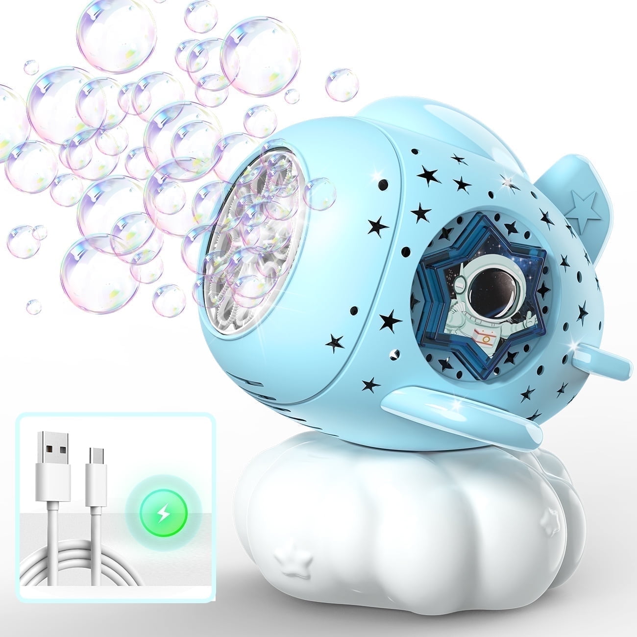 Galactic Bubble Rocket - Rechargeable Cloud Machine