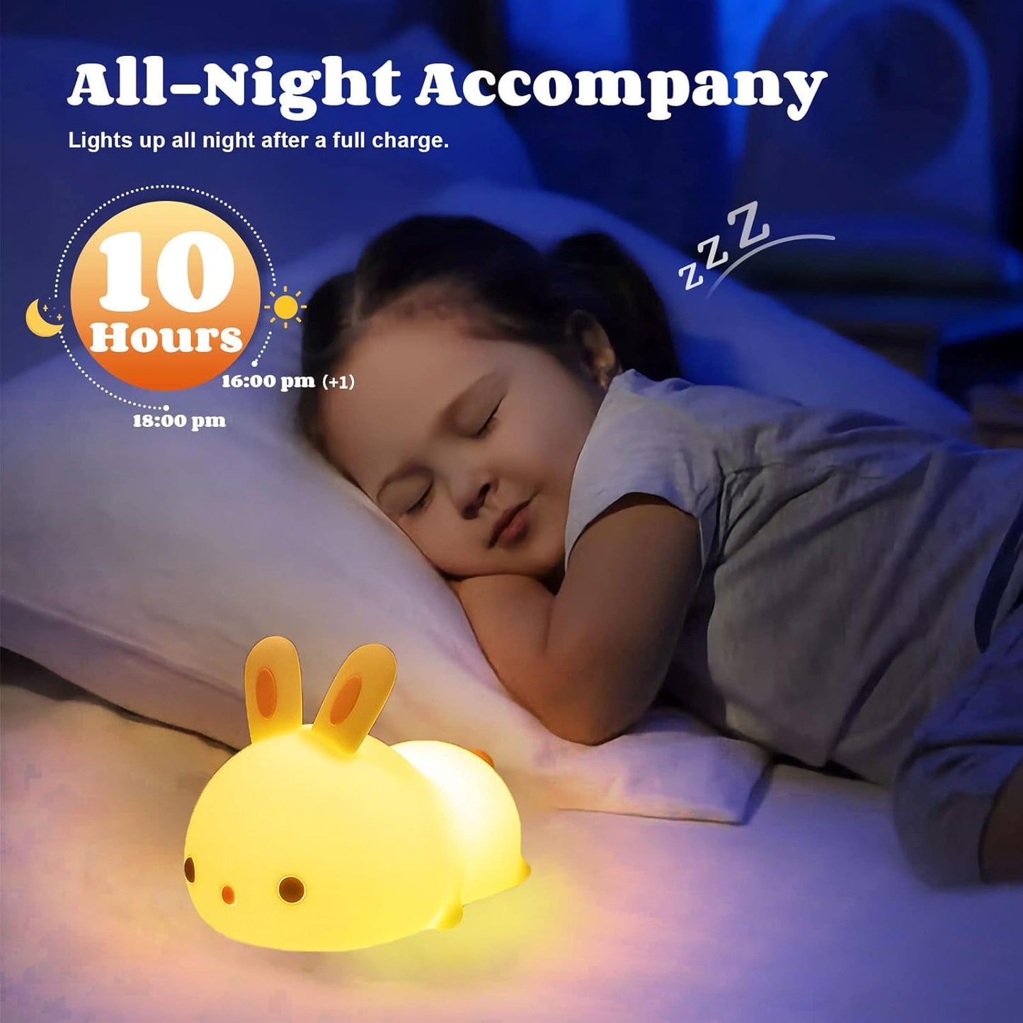 DreamBuddy - Squishy Silicone Night Light (Remote & Rechargeable)