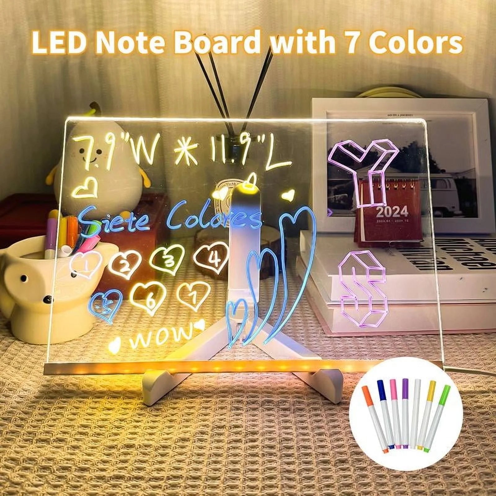 GlowSketch - LED Creative Acrylic Board & Night Light