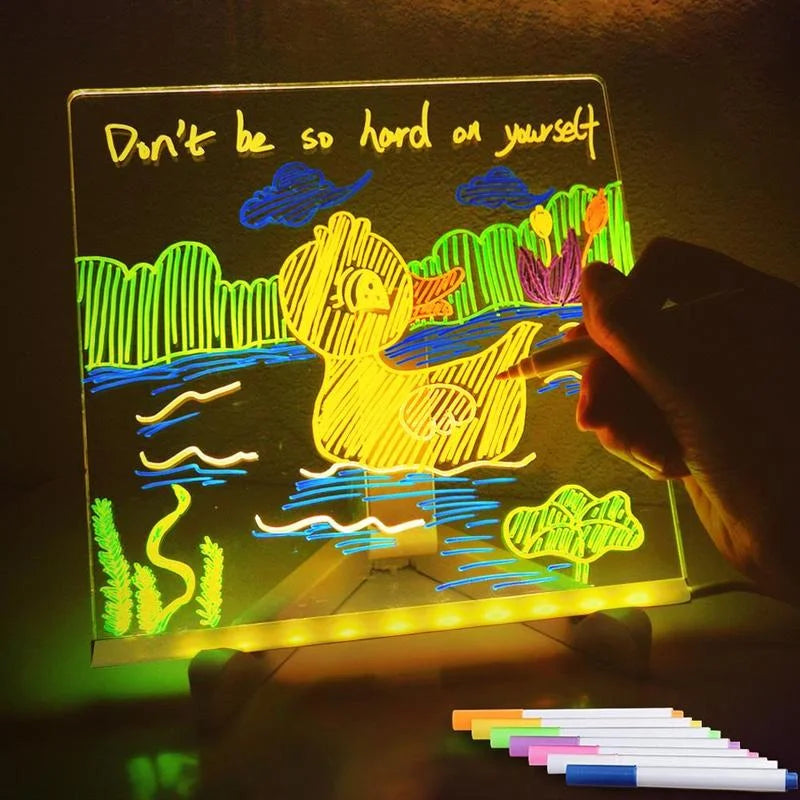 GlowSketch - LED Creative Acrylic Board & Night Light