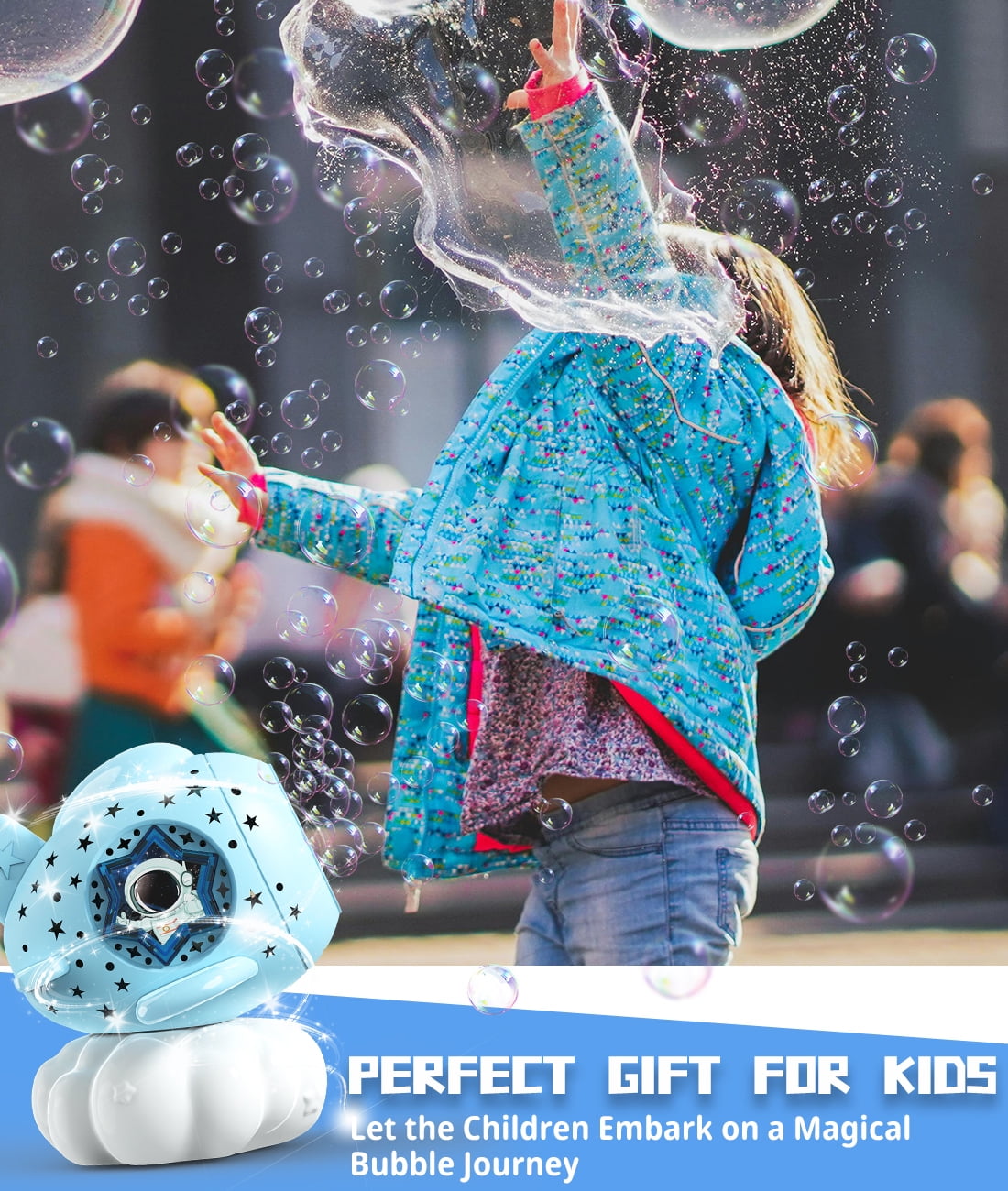 Galactic Bubble Rocket - Rechargeable Cloud Machine