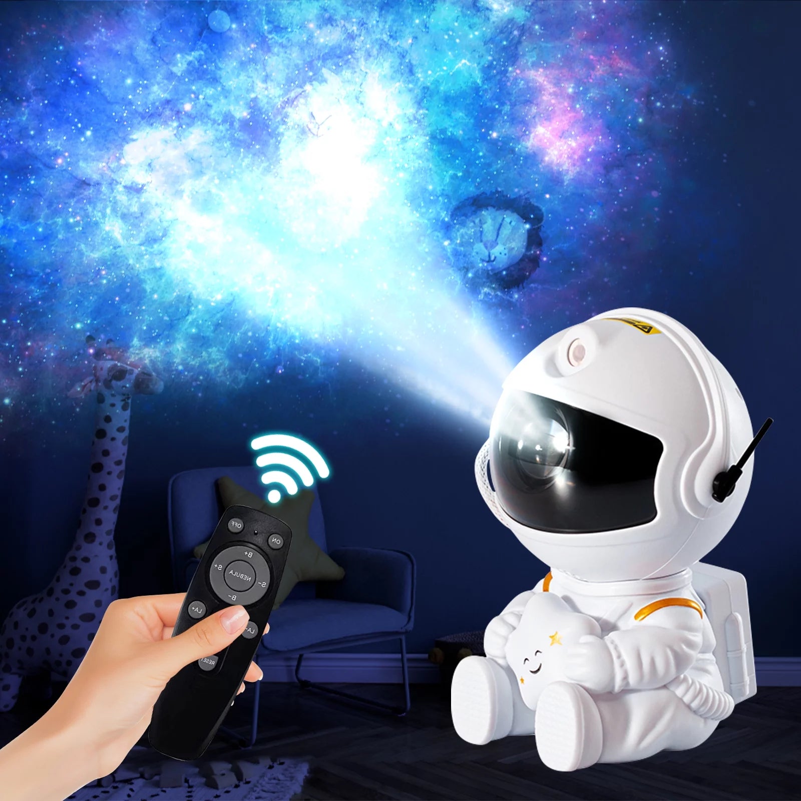 Galaxy Explorer - Astronaut Star Projector